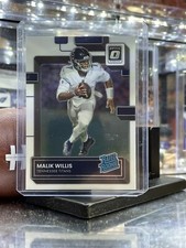 2022 DONRUSS OPTIC #203 MALIK WILLIS RATED ROOKIE TENNESSEE TITANS RC