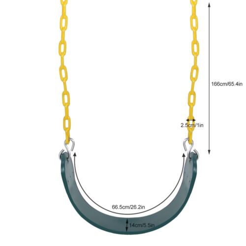 2pack Heavy Duty Swing Seat Swing Set with 1.6m Chain For kids Adult Green - Picture 2 of 11