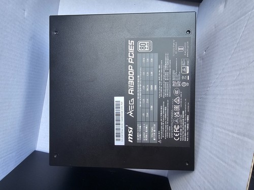 MSI MEG Ai1300P PCIE5 Gaming PC Modular ATX PSU 1300W 120mm Lüfter -FPL -CP - Bild 4 von 11