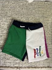 Polo Ralph Lauren Boys Size 6 small Color Block Fleece Shorts