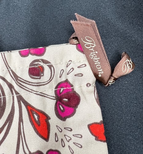 Brighton Cloth Jewelry Drawstring Pouch 6" Cinch Travel Gift Dust Bag Selection - Picture 20 of 42