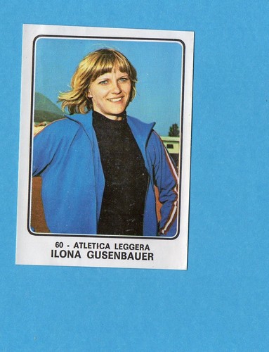 CAMPIONI dello SPORT 1973/74-Figurina n.60- GUSENBAUER - G.OVEST-ATL.LEGGERA-Rec