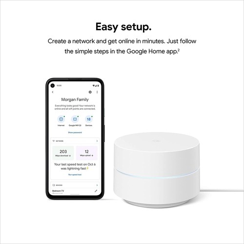 Google AC1200 Wi-Fi Mesh Router System 3 PACK - Snow White (GA02434) - [LN]™ - Picture 8 of 10