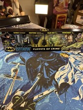 Batman Puppets of Crime Figure Box Set Ventriloquist & Scarface Hasbro 2002 NEW