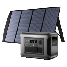 ALLPOWERS 1056Wh Power Station Solar Generator LFP + 200W Solar Panel Outdoor AC