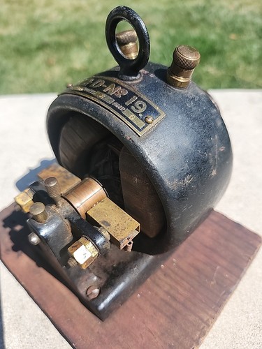 Antique K&D No 19 DC 2 Volt Electric Motor Kendrick Davis - Bild 3 von 12