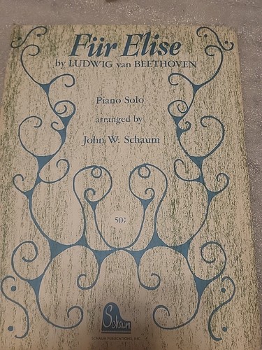 Classical Piano Sheet Music And Books Beethoven, Bach, Fur Elise - Picture 12 of 17