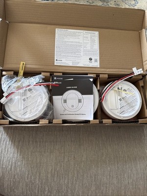 2 Pack Kidde 30CUAR-V Smoke & Carbon Monoxide Alarm w/ Hardwire & Voice