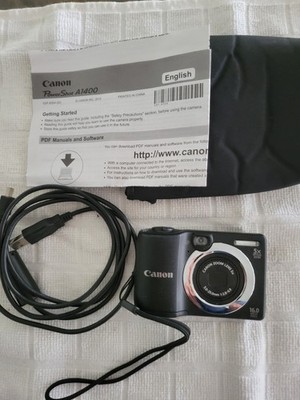 Canon PowerShot A1400 16.0 MP Digital Camera - Black for