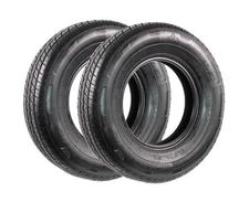 eCustomrim 2-Pack ST185/80R13 DEEP TREAD Steel Belted Radial Trailer Tire Loa...