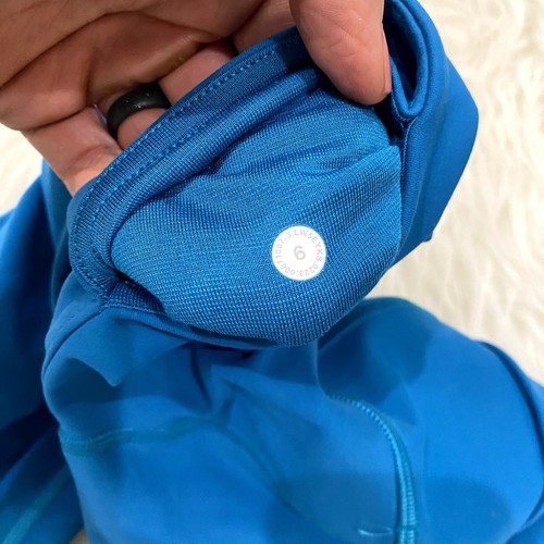 Lululemon Wunder Train High-Rise Tight Pockets 25" Hawaiian Blue Women's Size 6 - Picture 3 of 5