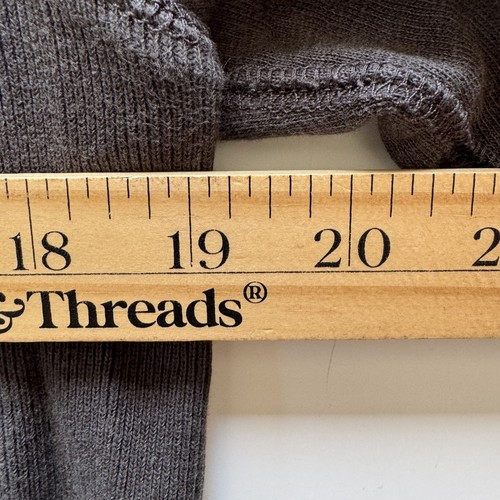 JACK SPADE Crew Neck Raglan Terry Sweatshirt Mens Small Charcoal Gray Classic - Picture 9 of 13