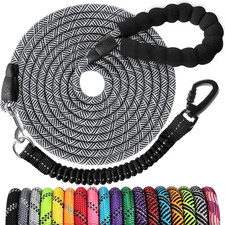 Long Dog Leash 20 FT: Heavy Duty Rope Leashes for Dogs Training with Swivel Lock