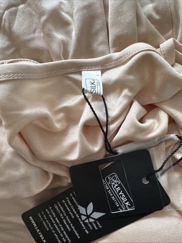 L Pure Silk Built - In - Bra Adjustable Beige Womens Camisole Lily Silk - 第 6/8 張圖片