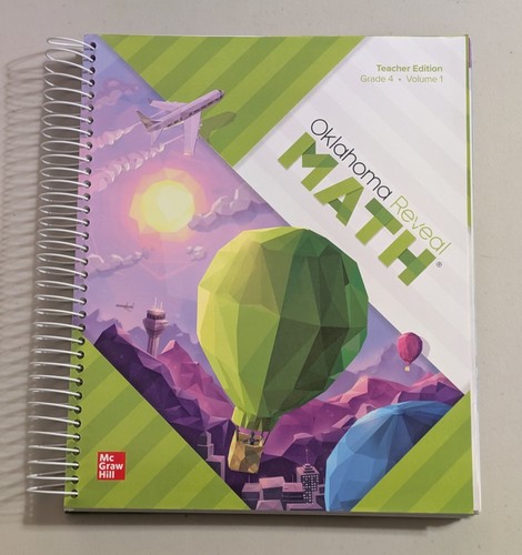 Oklahoma Reveal Math - Teacher Edition - Grade 4 Volume 1 (2025 Spiral) McGraw - Imagen 1 de 12