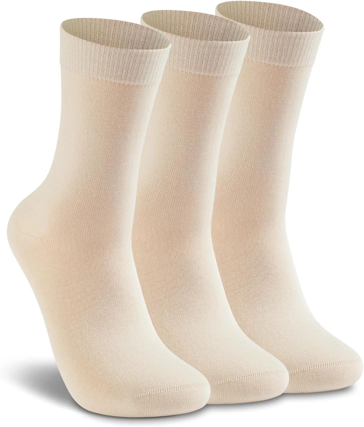Womens Thin Merino Wool Crew Socks Warm Breathable Winter Boot Liners Cozy Therm
