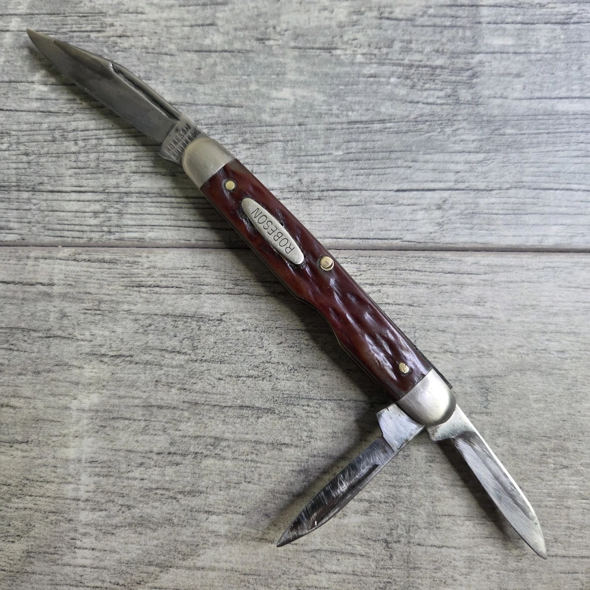 Robeson Factory Manufactured Vintage Folding Knives for sale | eBay