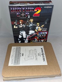 Virtua Cop 2 Limited Virtua Gun Set Unused Sega Saturn Japan
