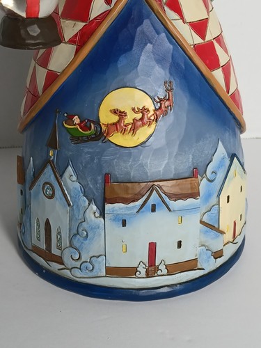 Statuina Babbo Natale Jim Shore Heartwood Creek "E a tutti una buona notte" - Foto 3 di 16