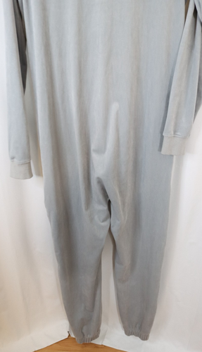 Norweigian One-Piece Jumpsuit Velvet Hoodie Zip Grey Size Medium (26) - Picture 13 of 18