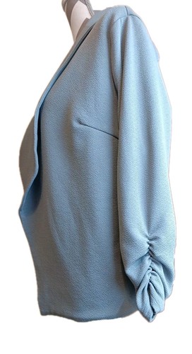 POGTMM Damen Blazer Jacke vorne offen Langarm salbeigrün Größe XL - Bild 2 von 10