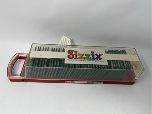 Sizzix Sizzlits BOXED BRUSH Die Cut Set of 35 Alphabet / Numbers A-Z 0-9 + Case - Picture 3 of 3