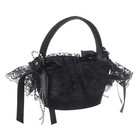  Schwarzer Hochzeitskorb für Blumenmädchen – Romantischer Blumenkorb zum