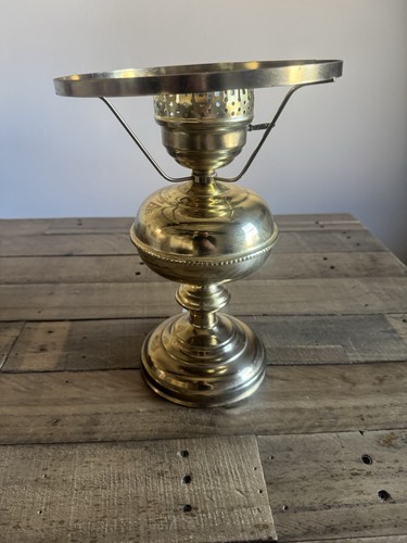 Vintage Rayo Lampe umgebauter Öllampenfuß, Vintage Metall Lampenfuß - Bild 4 von 19