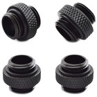 4-Pack G1/4 inch 5mm Male to Male Connector with Sealed O- for PC Water3931