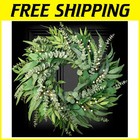 Large Artificial Eucalyptus Wreath for Home, Wall, Porch