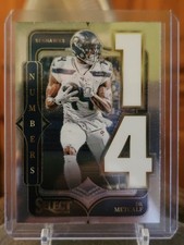 2024 Panini Select DK Metcalf Numbers #24 Seattle Seahawks