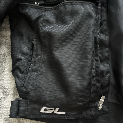 Chaqueta Honda Joe Rocket Hombre’s M Negro Ala Dorada Malla Moto Abrigo - Imagen 5 de 13
