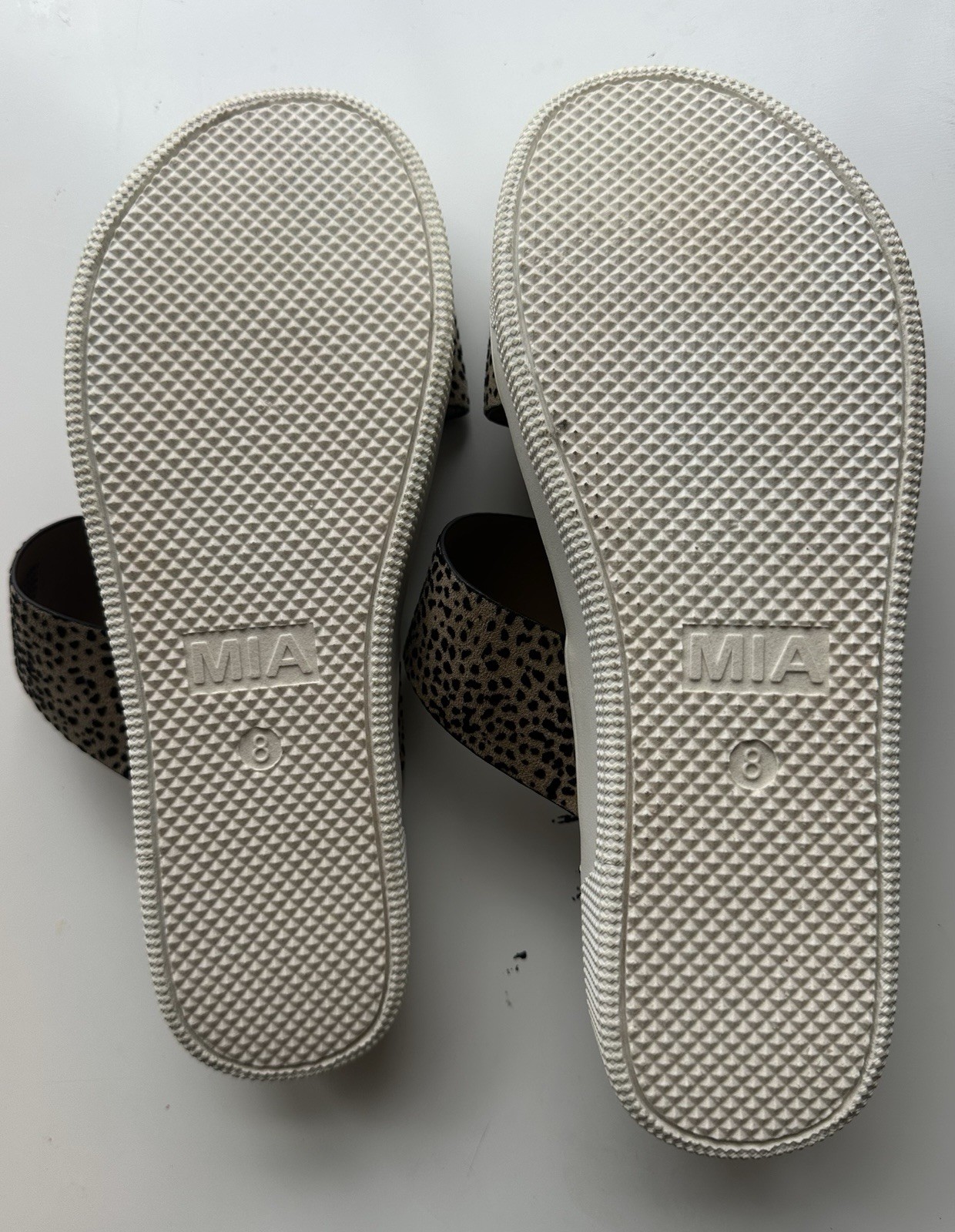 MIA Leopard Print Double Strap Platform Sandals C… - image 4