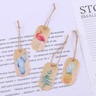  200 Pcs Flamingo Geburtstagsdeko Dekoartikel Babyparty Anhänger Aus Kraftpapier