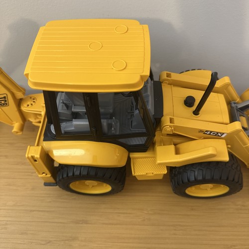 Bruder JCB 4CX Front End Loader Backhoe 02428 Plastic Toy Made in Germany - Picture 5 of 10