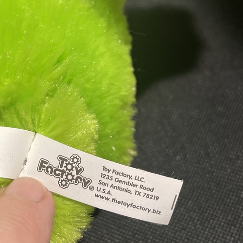 Sesame Street Cookie Monster Green Plush Stuffed Animal Toy Factory 2022 Rare - Picture 15 of 15