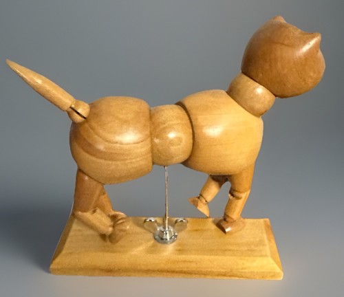Maniquí Modelo Articulado Madera Gato/Gatito Artista Posable Articulado - Imagen 3 de 7