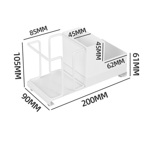Functional Multi Purpose Organizer Rack for Drinks and Sundries Storage - Bild 7 von 21