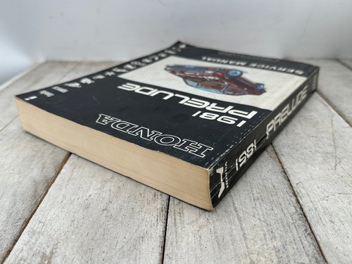 1981 Honda Prelude Genuine Factory Repair Shop Service Manual - Picture 4 of 5