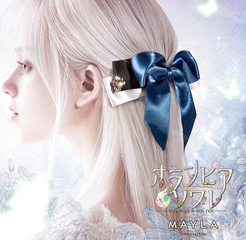 Olympia Soiree Riku Iconique Hair Objet Ribbon Barette Mayla Otomate Cosplay - Picture 2 of 12