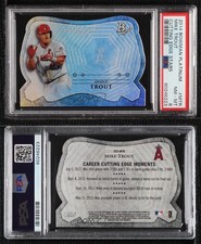 2014 Bowman Platinum Cutting Edge Stars Mike Trout #CES-MTR PSA 8