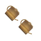  Set of 2 Toilettenpapier Wandhalterung Toilettengewebehalter Badezimmerregal
