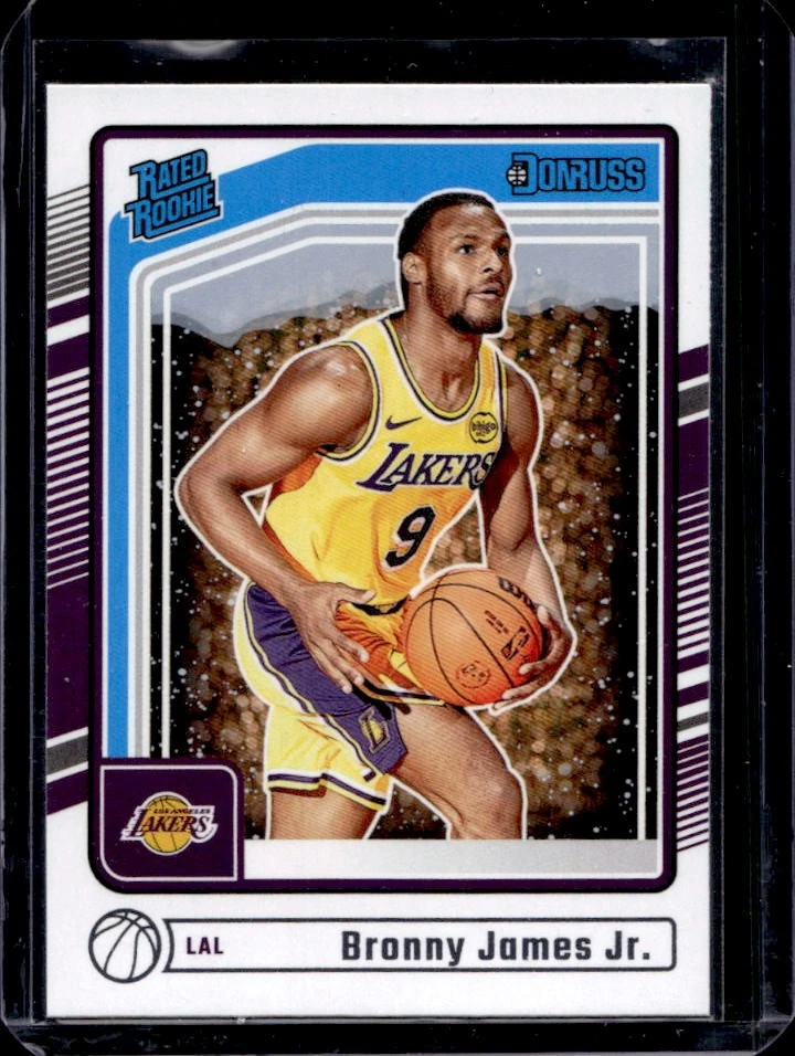 2024-25 Donruss Bronny James Jr. Winter Rated Rookie #243 Lakers