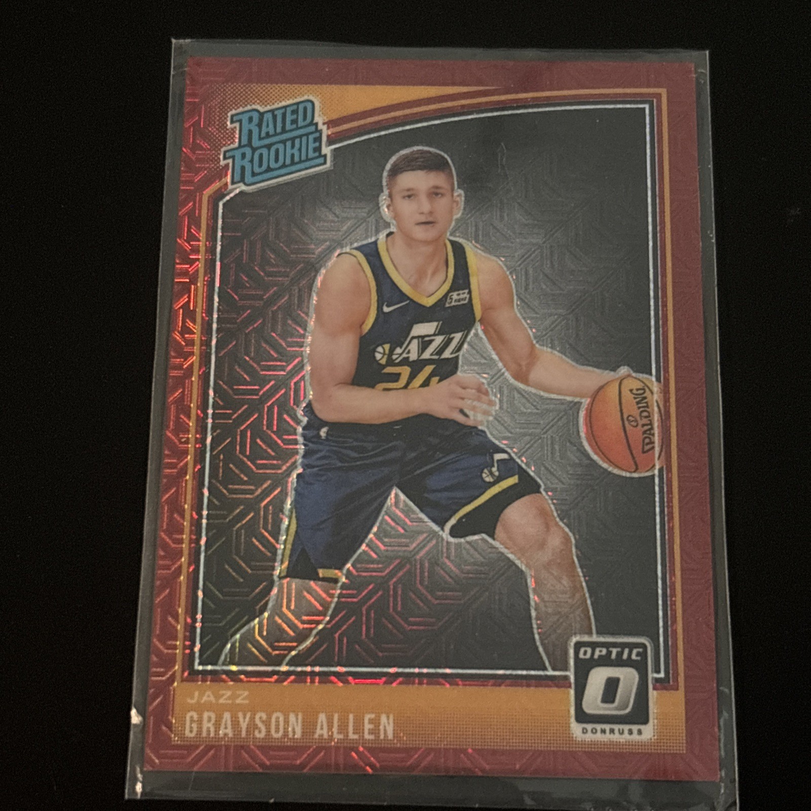 2018-19 Panini Donruss Optic Rated Red Prizm /99 Grayson Allen #156 Rookie RC