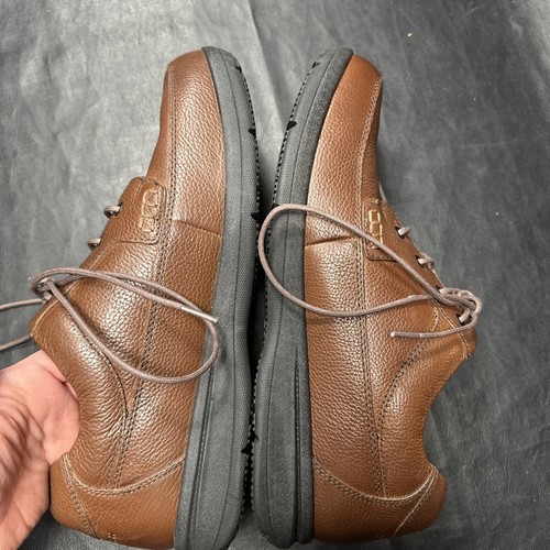 Nunn Bush Men’s 14 W Dress Shoes Cameron Oxford Brown Vegan Leather 850 - Picture 8 of 16