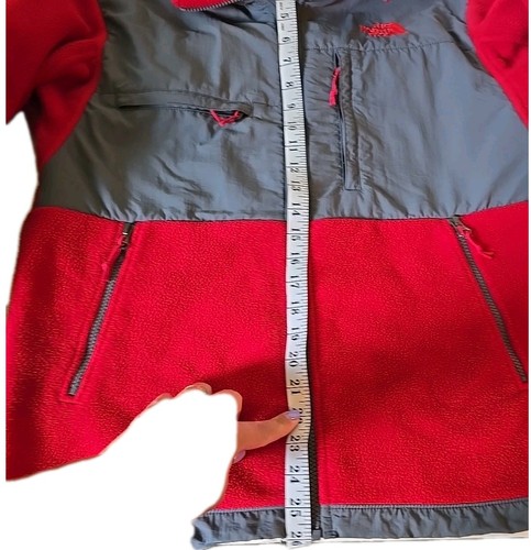The North Face Denali Polartec Giacca Ventilata Uomo Rosso/Grigio Taglia S - Foto 7 di 9