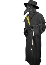 Nicexx Plague Doctor Costume Adult Size M NEW