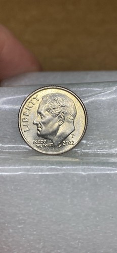 2022-P AU Roosevelt Dime Die Break On Bottom Of The Torch On This Coin. - Picture 3 of 4