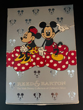 VTG INFANT SPOON  FORK SET DISNEY REED  BARTON MICKEY  MINNIE MOUSE GIFT SET
