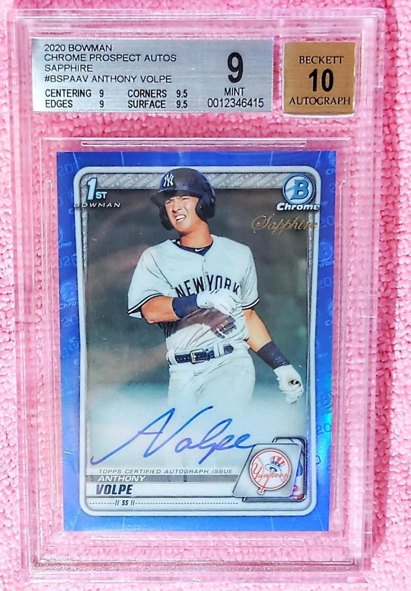 【Bowman Chrome 1/1  】田中将大 Beckett 9.5 NY Beckett Grading Services (BGS) 9 Graded Baseball Sports Trading